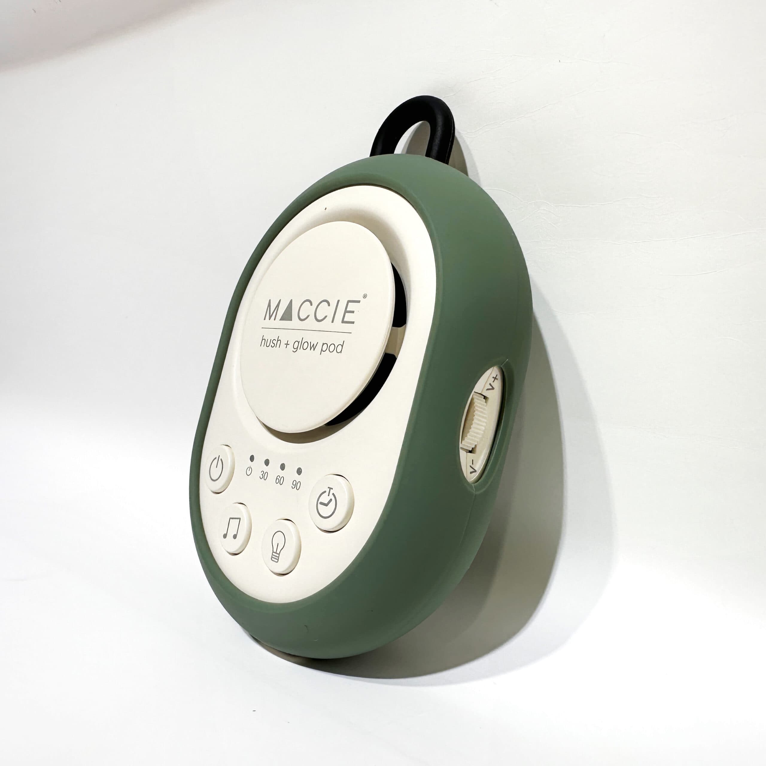 MACCIE hush & glow white noise pod